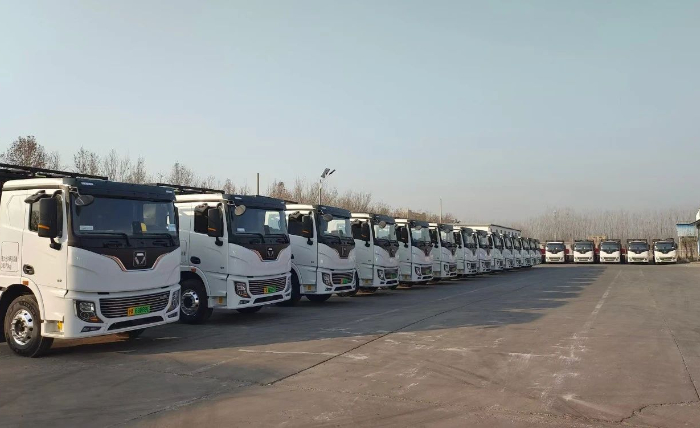 首批交付！徐工纯电动牵引车开进山东聊城